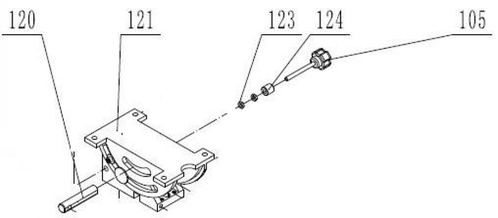 Holzmann Maschinen Ersatzteil passend zu #105+120+123+124 Verstellgriff HBS470PROFI_400V