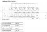 Holzmann Maschinen Ersatzteil passend zu #569 (N) Vorschubkette lang HOB260N_400V